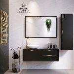 روشویی کابینتی دیواری کلاسیک